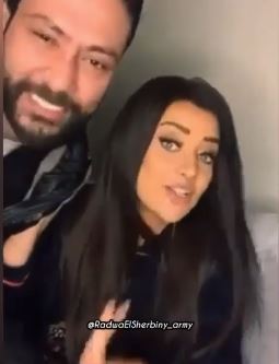 رضوى وشقيقها محمد