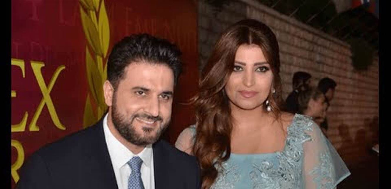ملحم زين وزوجته