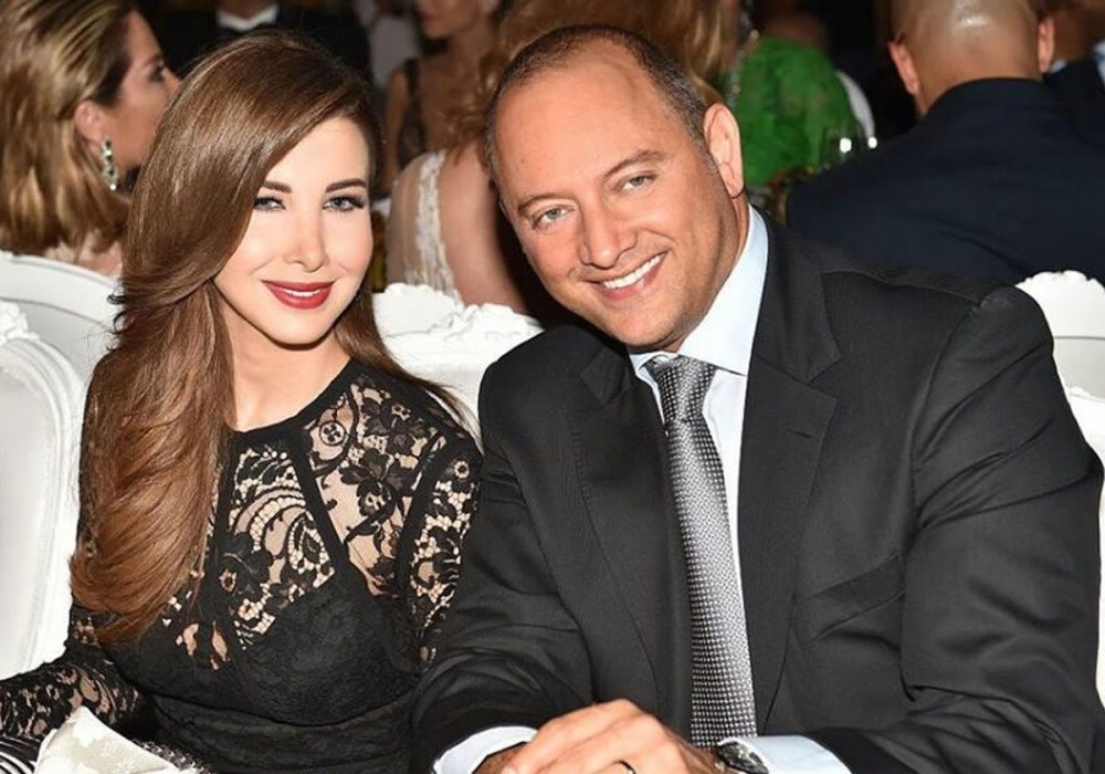 نانسي عجرم وزوجها فادي الهاشم