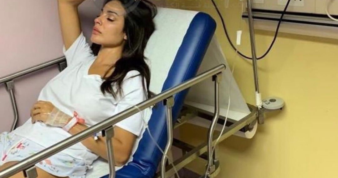 صورة قديمة لـ نادين وليست بعد خروجها من العملية الجراحية جراء انفجار بيروت