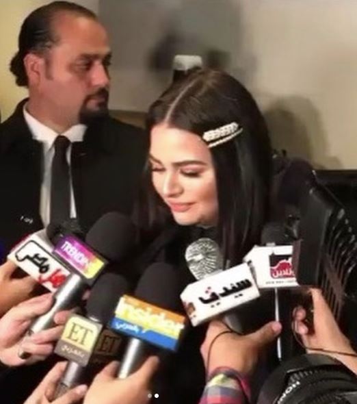 هنادي خلال المقابلات الصحفية معها