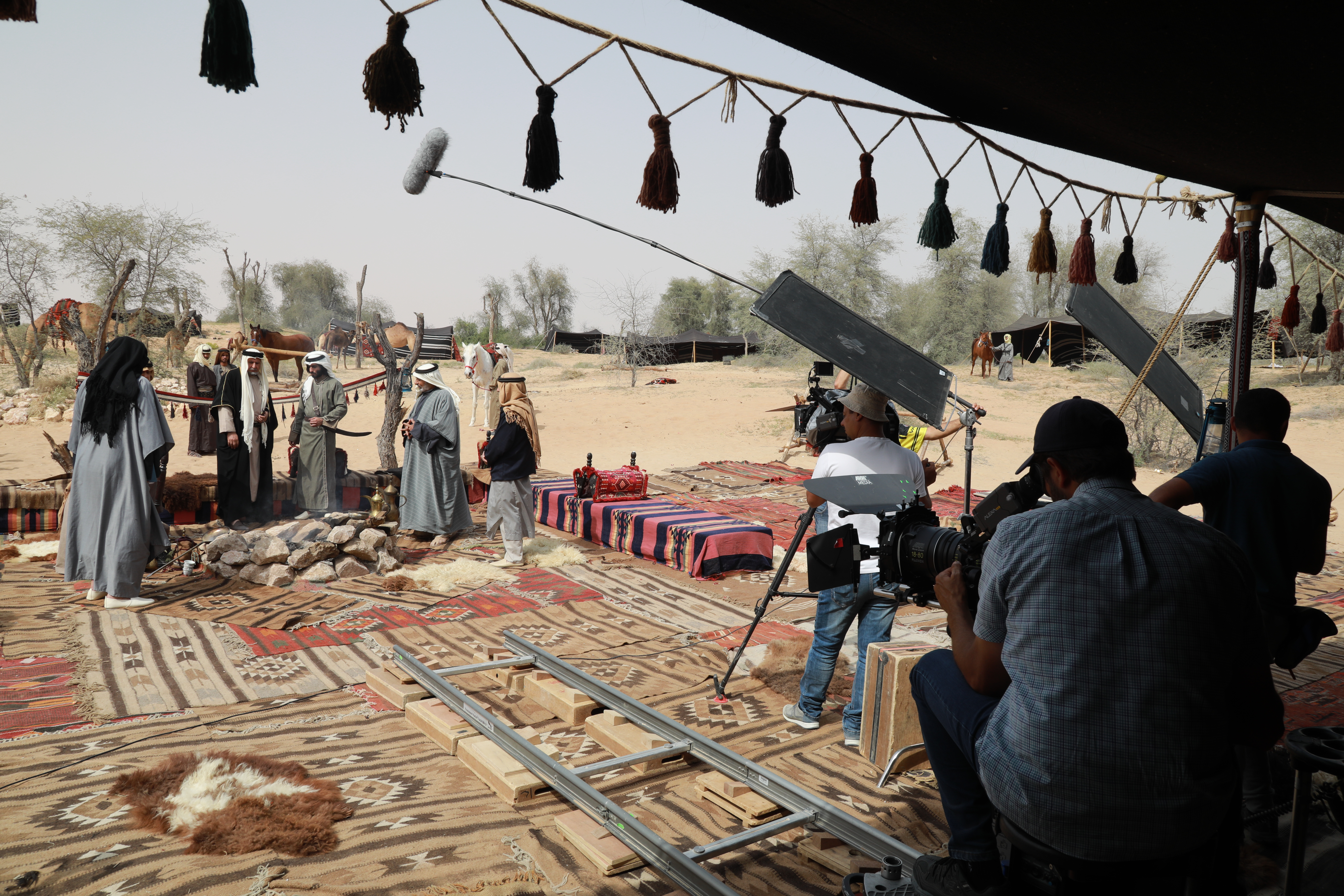 من كواليس تصوير "حارس الجبل"
