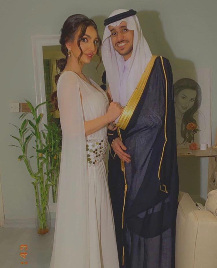 صورة من زواج عايض وهبة