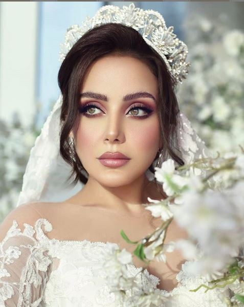 زينب فياض بفستان الزفاف