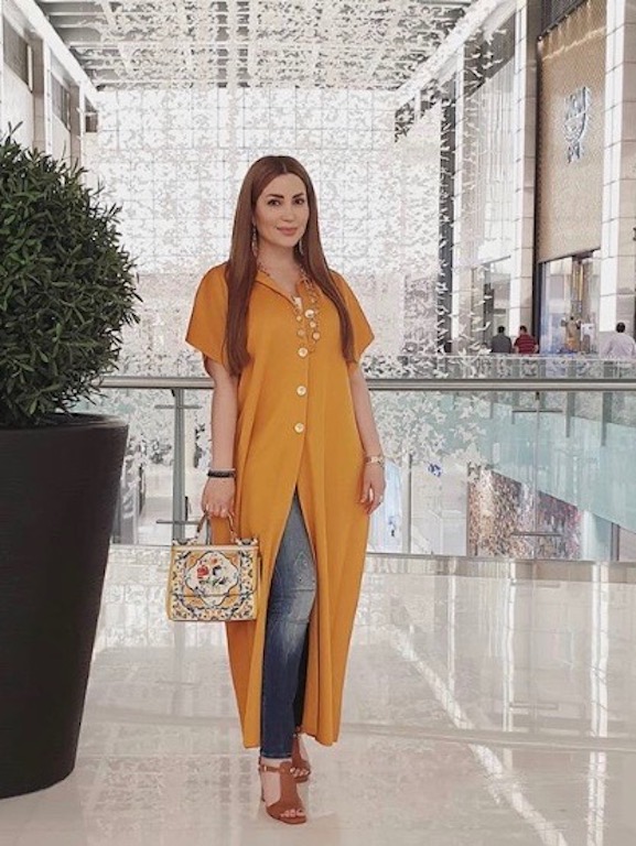  لوك شرقي كاجوال نسقته نسرين طافش