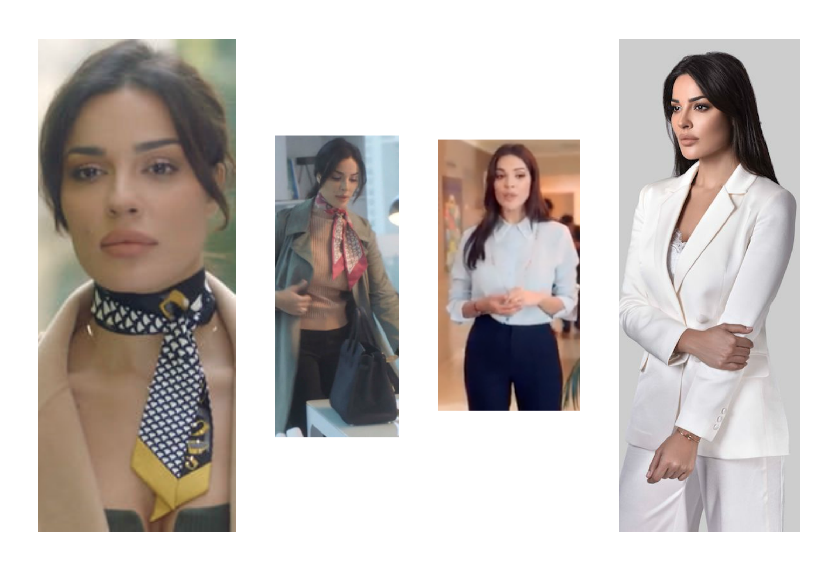 اطلالات نادين نجيم في مسلسل خمسة ونص