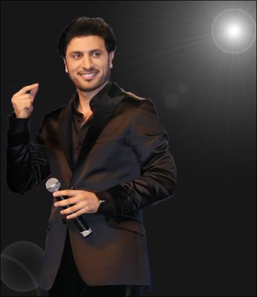 ماجد المهندس بالأسود اللامع
