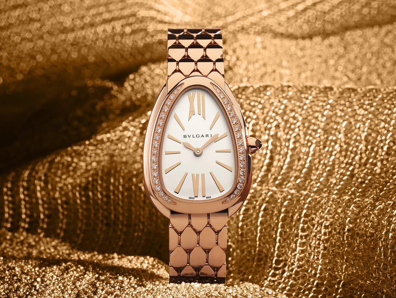 الساعة الايقونية الجديدة , Serpenti Seduttori التي اطلقتها دار Bvlgari