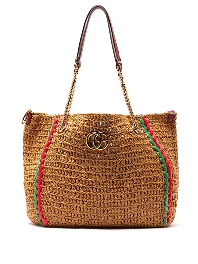 حقائب القش من غوتشي Gucci آخر موضة صيف 2019