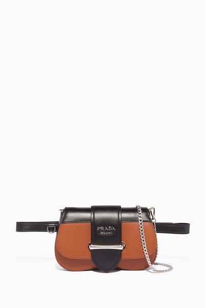 حقيبة سيدوني كروس وخصر من برادا Prada