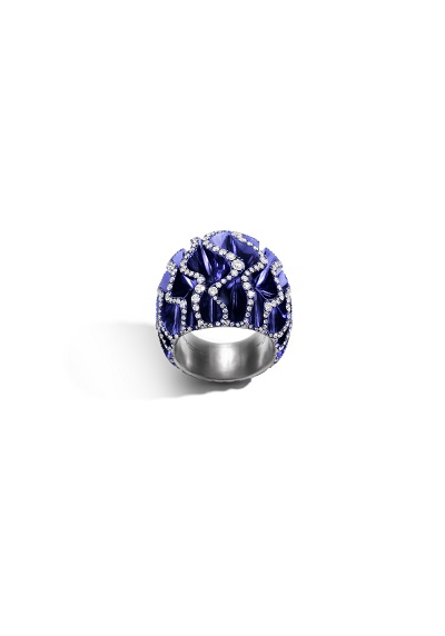 خاتم Blue Velvet  من علامة فرنييه Vhernier