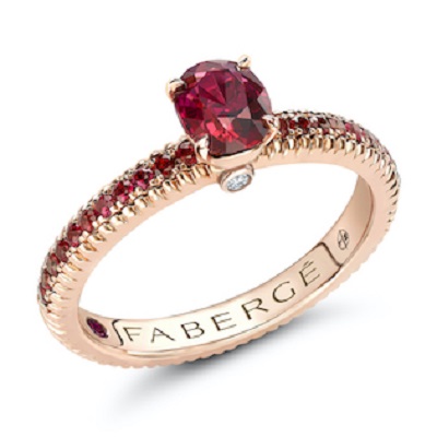 خاتم Colours of Love من دار فابرجيه Fabergé