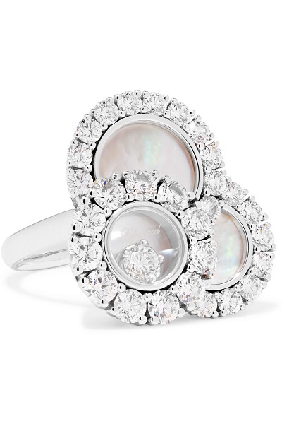 خاتم ذهب أبيض من شوبارد Chopard