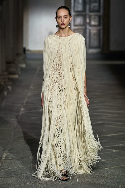 موضة الشراريب لدى جيل ساندر Jil Sander