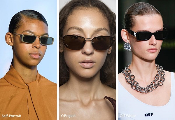نظارات شمسية بإطار مربّع Rectangular sunglasses