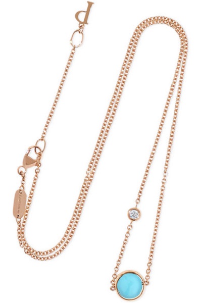 قلادة من الذهب والفيروز من بياجيه Piaget