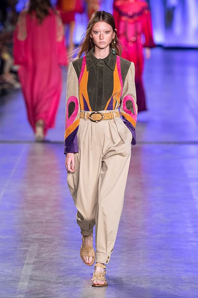 قميص بأسلوب البوهو شيك لدى ألبيرتا فيريتي Alberta Ferretti