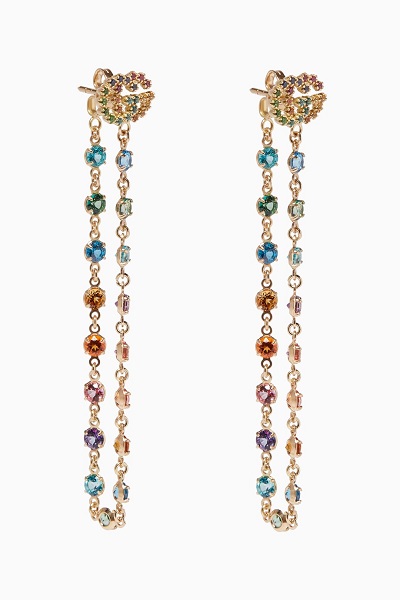 أقراط طويلة من غوتشي Gucci