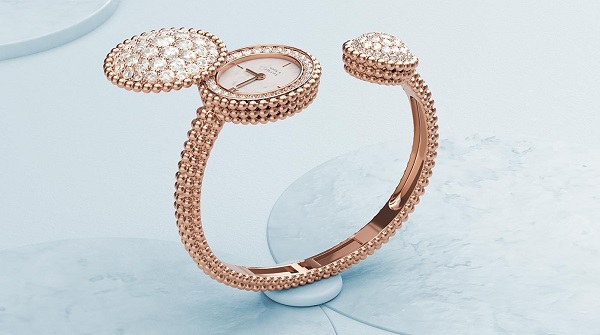 ساعة يد ذهب من فان كليف اند اربيلز Van Cleef& Arpels