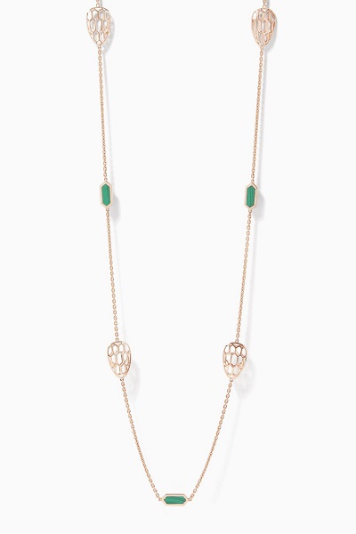 سلسلة ذهب طويلة من بولغاري Bvlgari