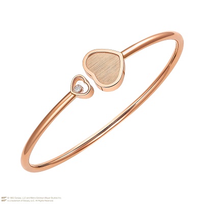سوار Happy Hearts Golden Hearts من شوبارد Chopard