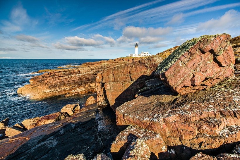 منارة RuaReidh Lighthouse في إسكتلندا