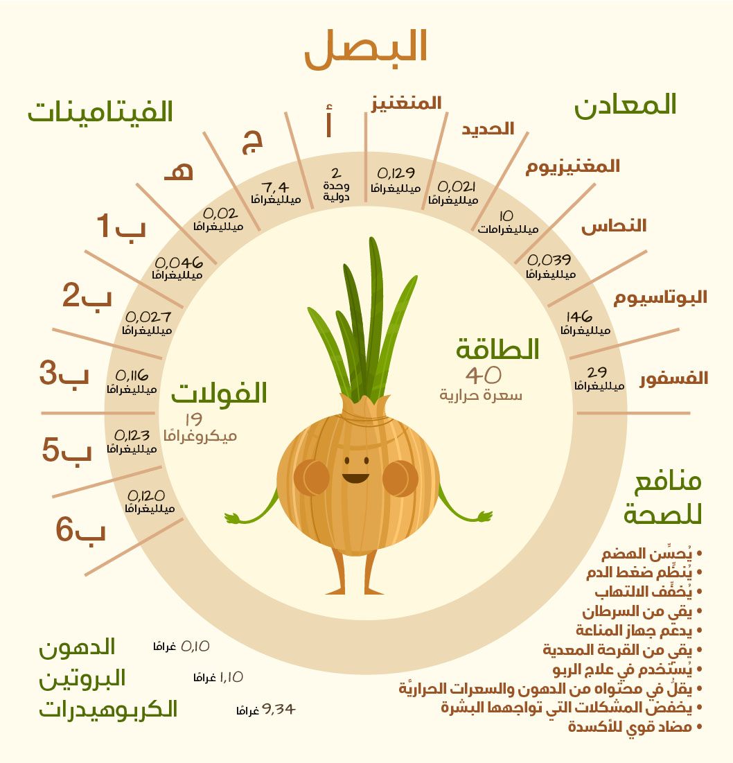 فوائد البصل بالجملة للرشاقة والصحة