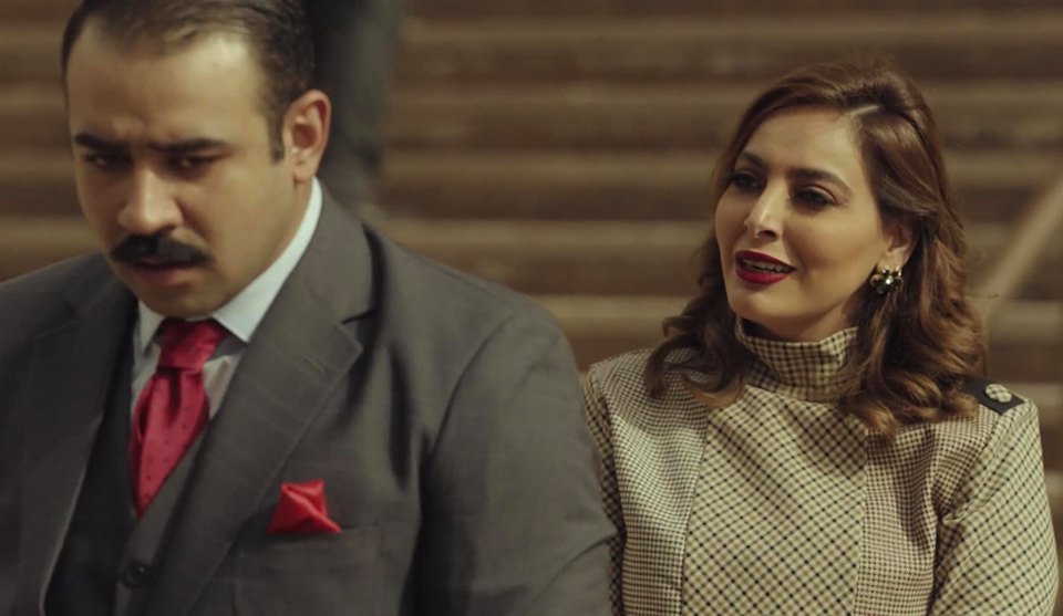 فاطمة الصفي وبشار الشطي من مسلسل دفعة القاهرة