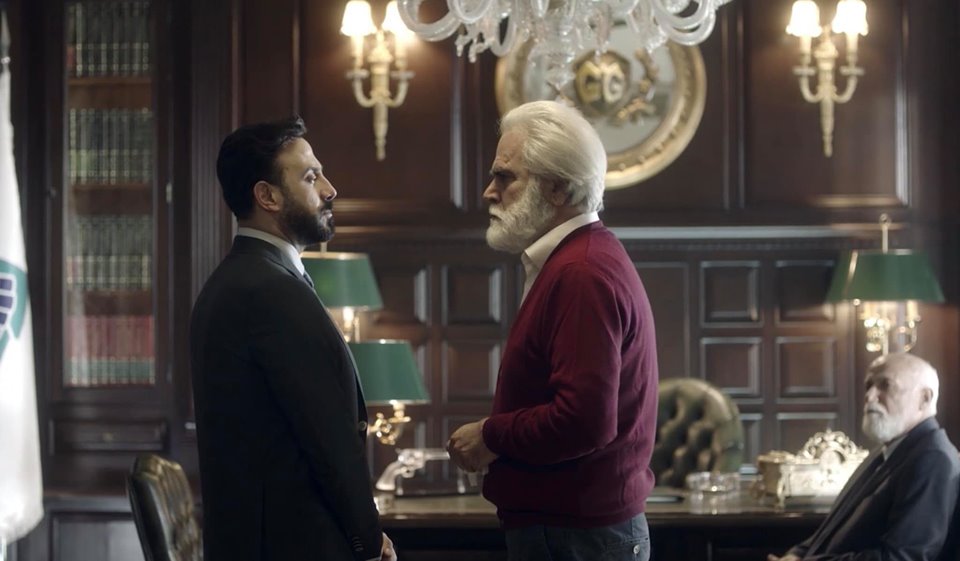 قصي خولي ورفيق علي أحمد من مسلسل خمسة ونص