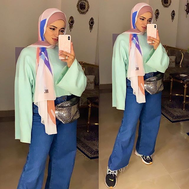 البناطيل عالية الخصر من سحر فؤاد