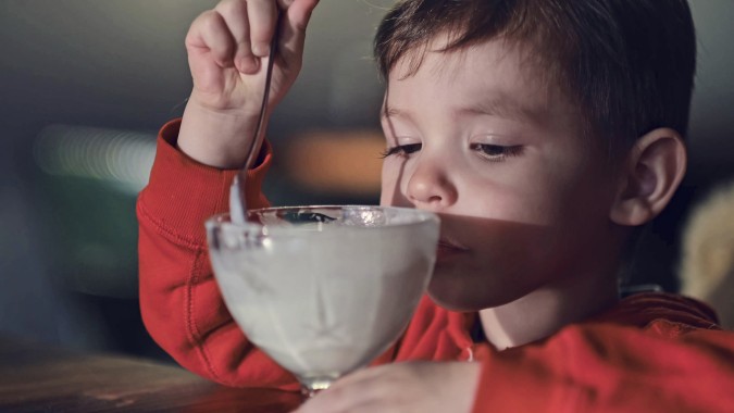 اللبن الزبادي