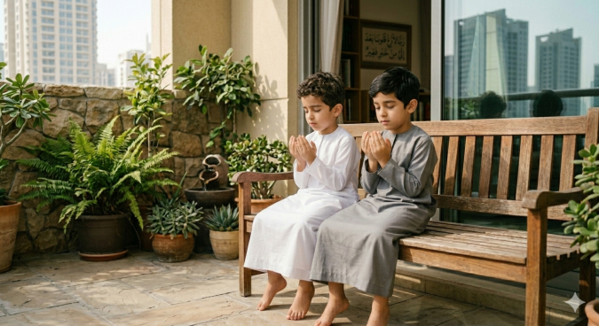 أدعية سهلة وفطرية من الأطفال للأبوين