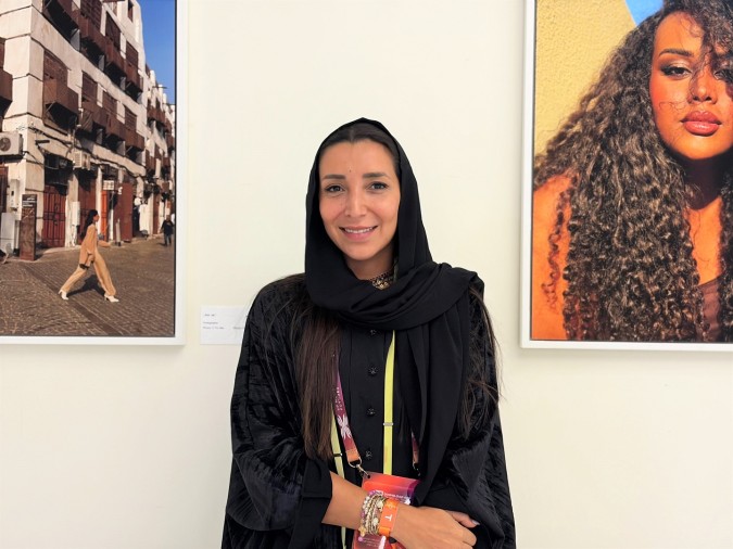 مريم مصلي - مؤسسة مبادرة Under The Abaya والقيمة على معرض بعيونها