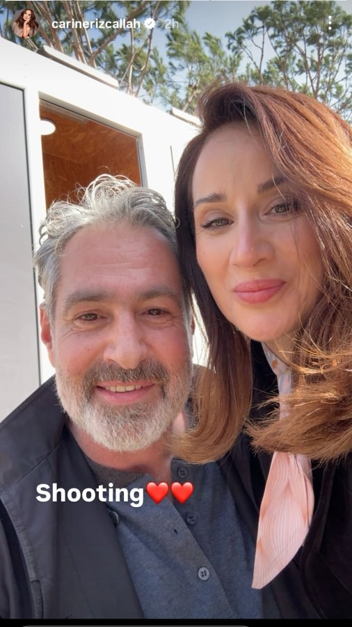 نشرت كارين رزق الله صورة جمعتها بيورغو شلهوب عبر ستوري حسابها على إنستغرام وعلقت عليها بكلمة تصوير