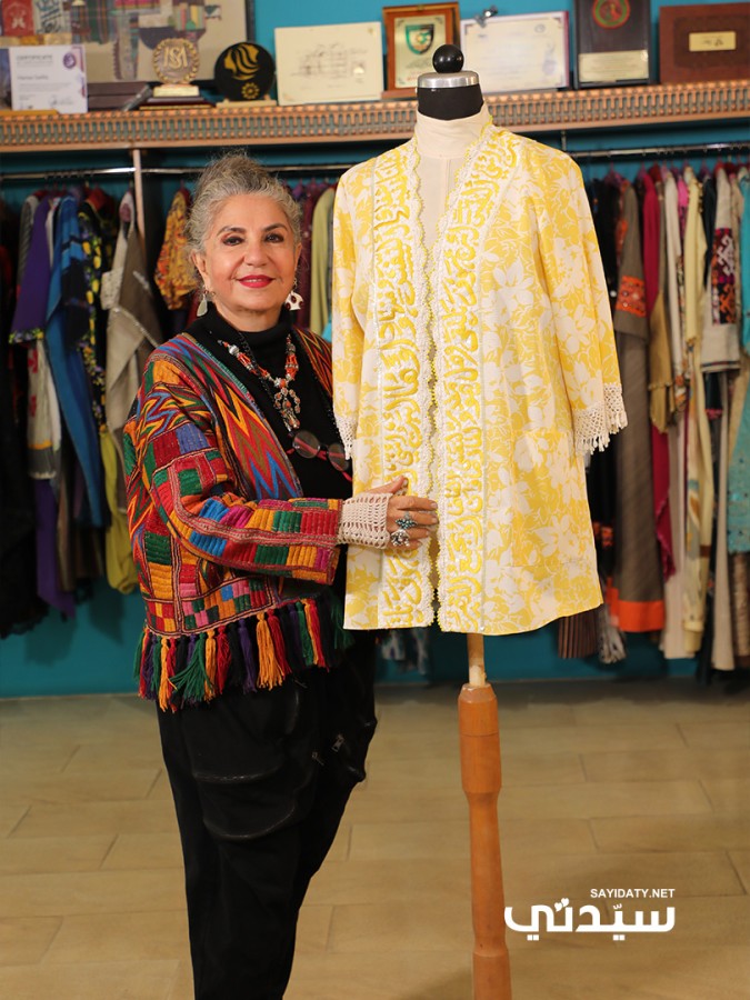 المصممة العراقية هناء صادق - تصوير عبدالعزيز السعود