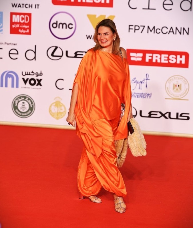 يسرا في مهرجان القاهرة السينمائي 2025 - تصوير أحمد يحيى خاص سيدتي