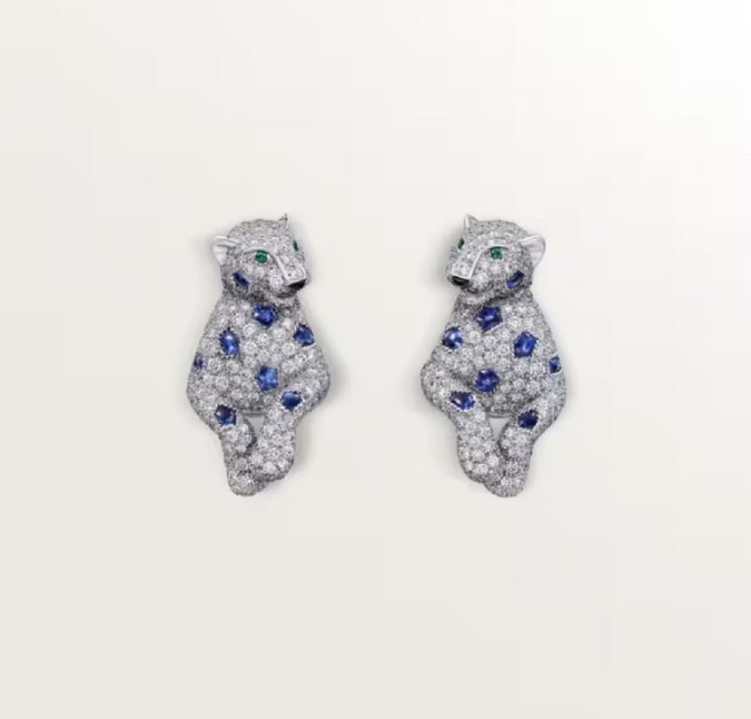 أقراط Panthère من كارتييه