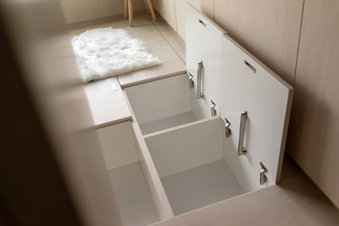 حلول التخزين في غرفة النوم