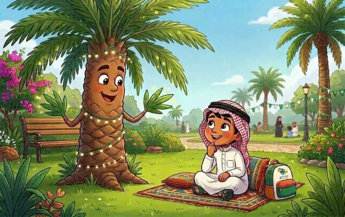 قصة النخلة التي تروي حكاية الوطن "صورة تعبيرية - أُنشئت بالذكاء الاصطناعي"