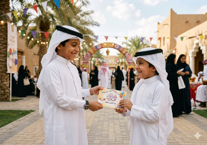 عبارات معايدة للصديق