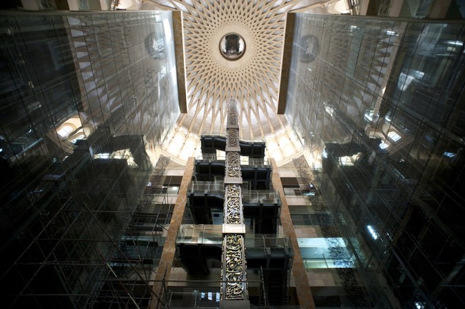 مكتبة جامعة الأميرة نورة بنت عبدالرحمن في الرياض (مصدر الصورة: Lynsey Addario/ Getty Images Reportage)