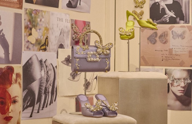 روجيه فيفييه Roger Vivier- الصورة من العلاقات العامة للدار