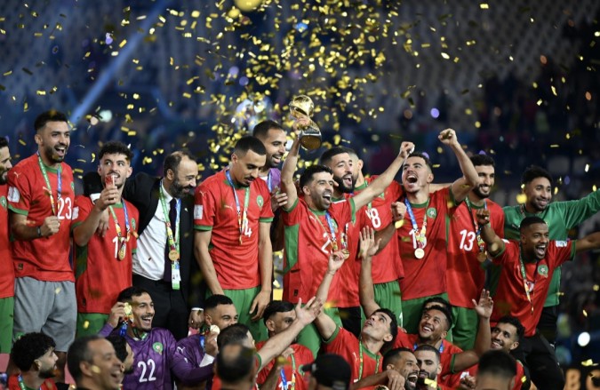 منتخب المغرب يفوز بكأس العرب