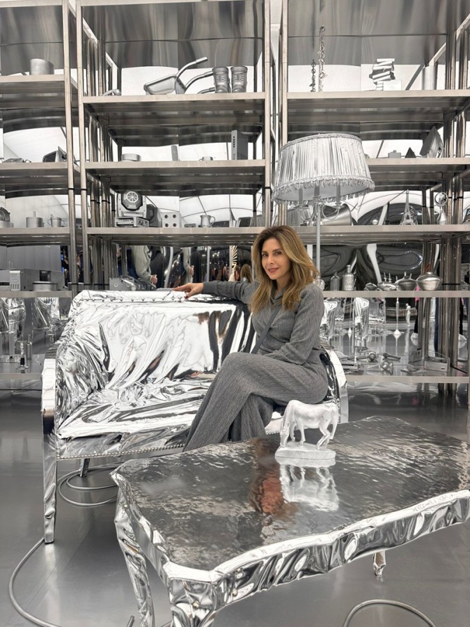 مهندسة التصميم الداخلي اللبنانية ديانا غندور في معرض ميزون اي أوبجيه