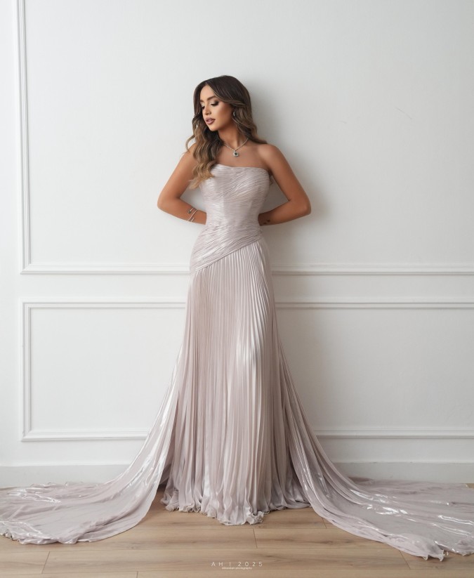 النجمة ريان حركة ترتدي من تصميم بيتر عبد الكريم- الصورة من المصمم