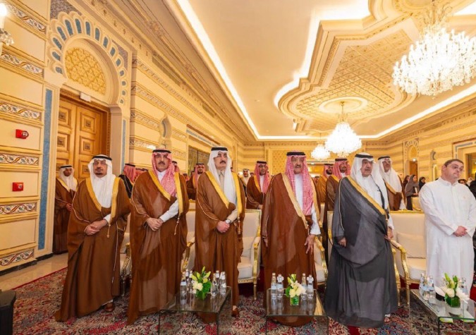من حفل تدشين كتاب الأمير سعود الفيصل- الصورة من حساب مؤسسة الملك فيصل الخيرية على منصة إكس