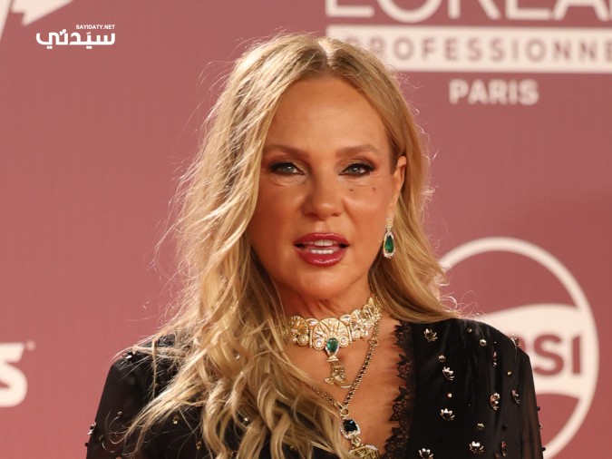 شيرين رضا من حفل ختام مهرجان الجونة- خاص سيدتي تصوير أحمد أبو العز