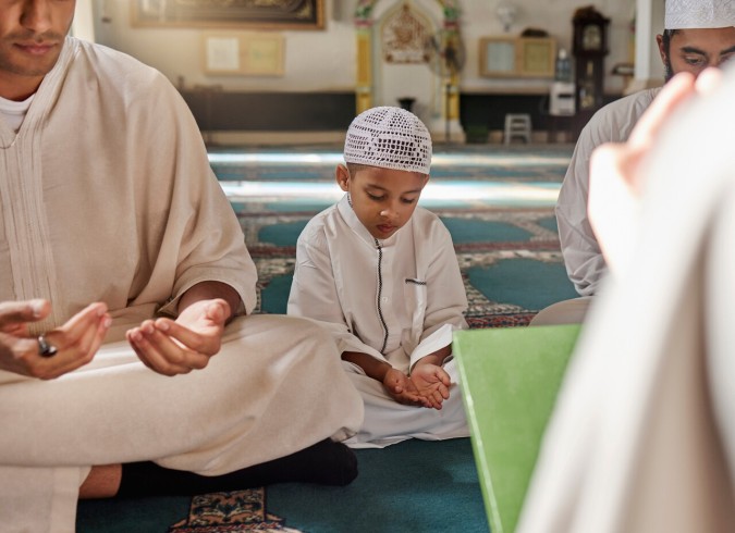 صلاة العيد مع الأطفال