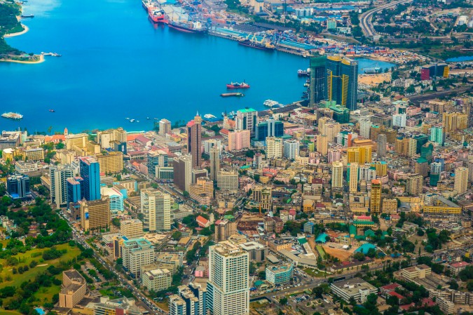 دار السلام هي أكبر مدينة في تنزانيا