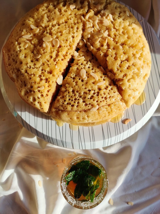 ​  البغرير فطائر مغربية شهية  ​